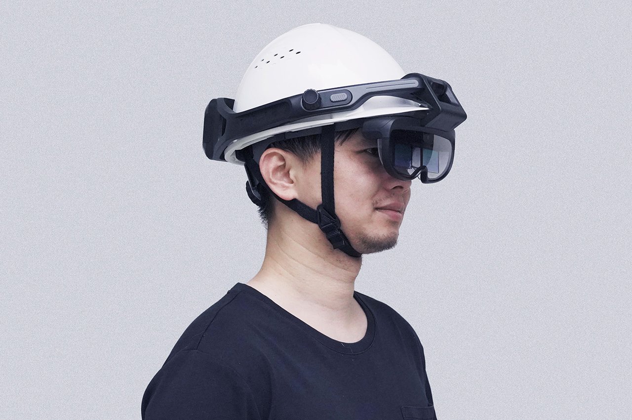 可系在头盔上的ar头带产品设计，使ai增强工人可能成为现实(图3)