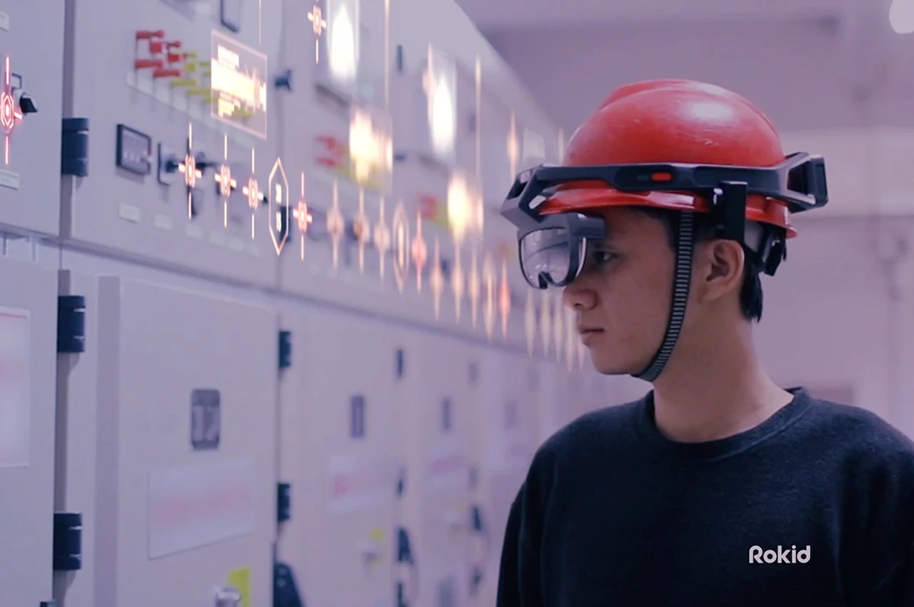 可系在头盔上的ar头带产品设计，使ai增强工人可能成为现实(图12)