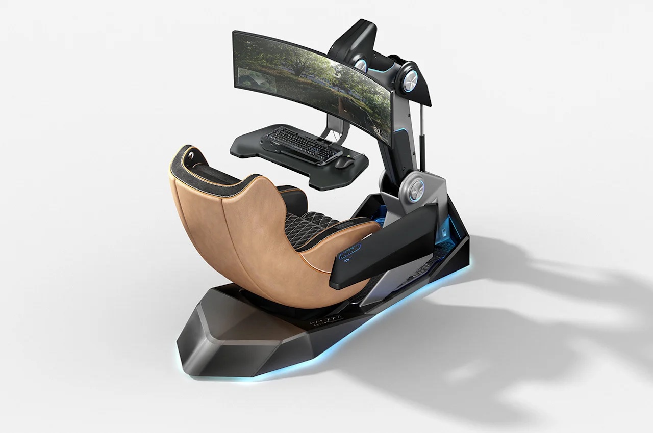 机器人驱动的游戏椅产品设计，会让你想睡在上面(图6)