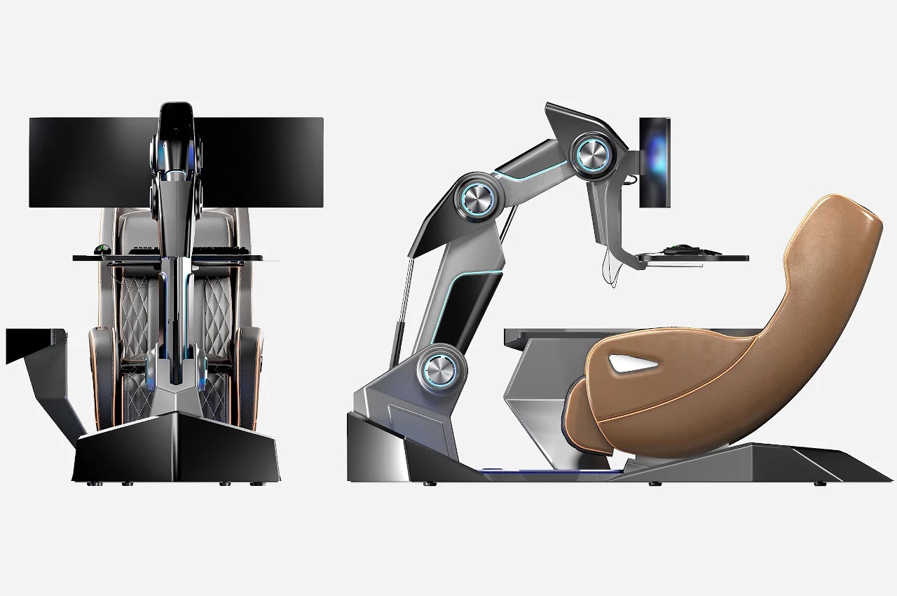 机器人驱动的游戏椅产品设计，会让你想睡在上面(图11)