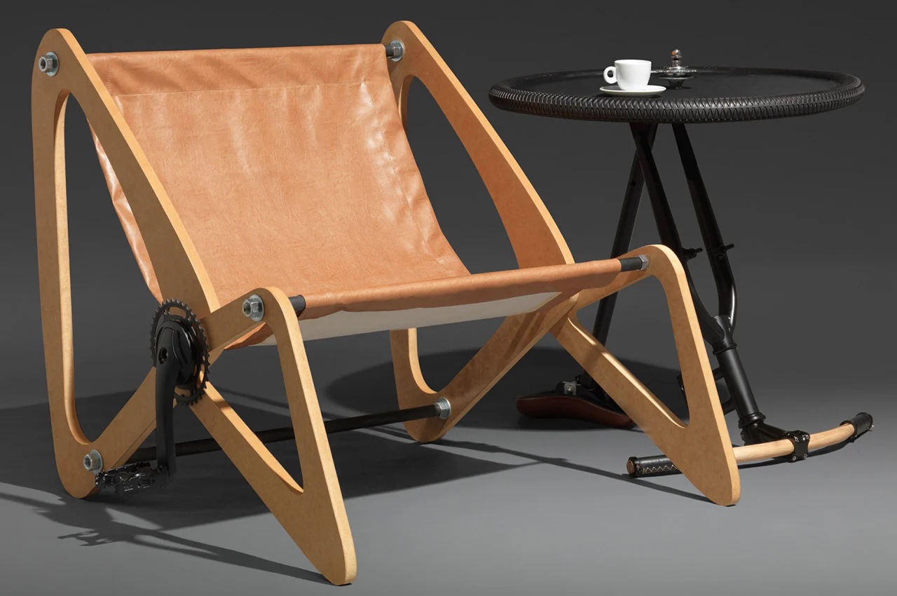 可改装成家具的自行车设计，是我从未见过的创新(图7)